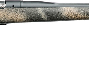 Bergara Rifles BPR3365 Premier Highlander 6.5 Creedmoor 4+1 24" Sniper Gray Cerakote Fluted Barrel, Sniper Gray Cerakote 416 Stainless Steel Receiver, Woodland Camo Grayboe Stock