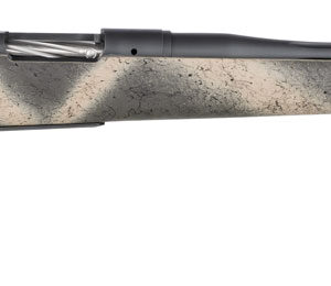 Bergara Rifles BPR33308 Premier Highlander 308 Win 4+1 20" Sniper Gray Cerakote Fluted Barrel, Sniper Gray Cerakote Stainless Steel Receiver, Woodland Camo Grayboe Stock