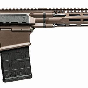 Daniel Defense 0215820057047 DD5 V4 Gen II 6.5 Creedmoor 18" 20+1 Mil-Spec Brown Cerakote Black 6 Position w/SoftTouch Overmolding Stock MLOK