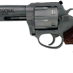 Charter Arms 73546 Professional VI Extra Large, 357 Mag 6 Shot 4.20" Matte Stainless Steel Barrel, Cylinder & Frame w/Wood Grip, Exposed Hammer