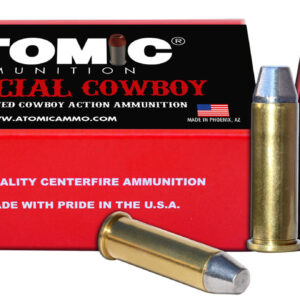 Atomic Ammunition 00451 Cowboy Action Precision Craft 38Special 125gr Lead Round Nose Flat Point 50 Per Box/10 Case