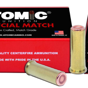 Atomic Ammunition 00449 Match Precision Craft 38Special 148gr Hollow Base Wadcutter 50 Per Box/10 Case
