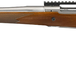 Ruger 57120 Hawkeye Hunter Full Size 6.5 Creedmoor 3+1  22" Satin Stainless Steel Threaded Barrel, Picatinny Rail Steel Receiver, Fixed American Walnut w/Pistol Grip Stock, Left Hand