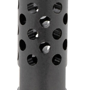 Ruger 90699 Radial Ported Muzzle Brake 35 Caliber Black Oxide Steel with 1/2"-28 tpi Threads, 1.75" OAL & .8" Diameter