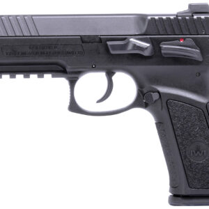 IWI US J941PSL910-II Jericho 941 Enhanced 9mm Luger Caliber with 3.80" Barrel, 10+1 Capacity, Overall Black Finish, Picatinny Rail Frame, Serrated Steel Slide & Polymer Grip