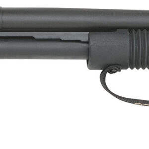 Mossberg 50697 590 Cruiser 12 Gauge Pump 3" 6+1 18.50" Matte Blued Stand-Off Breacher Barrel, Matte Blued Stainless Steel Receiver, Black Pistol Grip