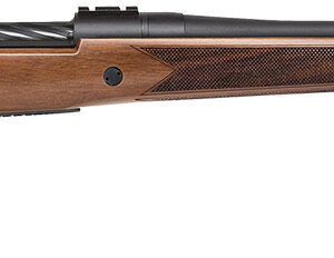 Mossberg 28132 Patriot  Full Size 300 Win Mag 3+1 24" Matte Blued Fluted Threaded Barrel, Drilled & Tapped Matte Blued Stainless Steel Receiver, Walnut Fixed Stock, Right Hand