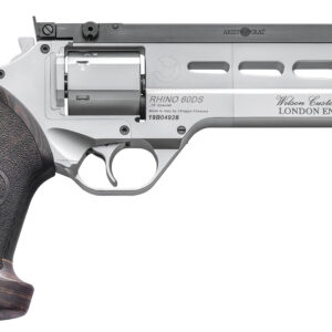 Chiappa Firearms 340302 Rhino Match Master 38 Special 6 Shot, 6" Gray PVD Steel Vent Rib Barrel & Cylinder, Gray PVD Aluminum Frame, Black Hogue Micarta Grip, Exposed Hammer