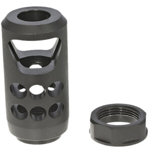 Ruger 90641 American Ranch Muzzle Brake fits American Ranch .450 Bushmaster/ Marlin Lever-Action .45-70 Govt, Alloy Steel w/Matte Black Finish, 11/16"x24 Threads, 2.20" OAL x 1" Diameter