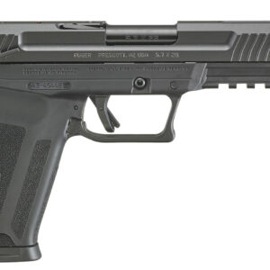 Ruger 16401 Ruger-5.7  5.7x28mm 4.94" Barrel 20+1, Black Polymer Frame With Picatinny Acc. Rail, Drilled & Tapped Lightening Cut Steel Slide, Ambidextrous Safety, Optics Ready