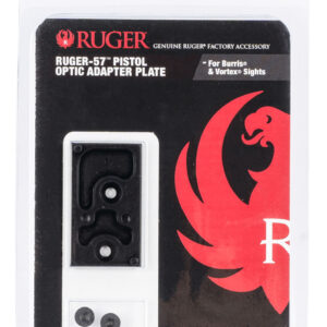 Ruger 90720 Optic Adapter Plate  For Burris & Vortex Aluminum Black Hardcoat Anodized