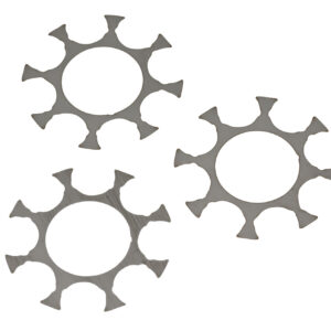 Ruger 90719 Moon Clip Full Ruger Super GP100 9mm Luger 8rd  Stainless Steel 3 Per Pack