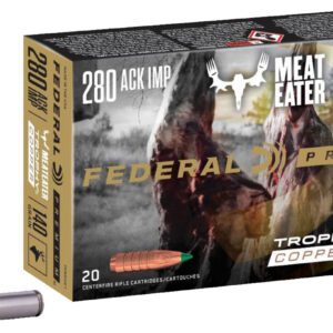 Federal P280A1TC1 Premium  280Ackley Improved 140gr Trophy Copper 20 Per Box/10 Case