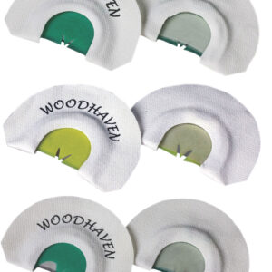 Woodhaven WH016 Top 3 Pro Pack Diaphragm Call Triple Reed Attracts Turkeys White 3 Per Pkg