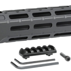 Midwest Industries MICRPC9 Combat  Ruger PC9 M-Lok Handguard Black Hardcoat Anodized 6061-T6 Aluminum 12"