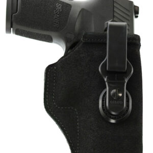 Galco TUC164B Tuck-N-Go 2.0 IWB Black Leather UniClip/Stealth Clip Fits S&W J Frame 3" Ambidextrous