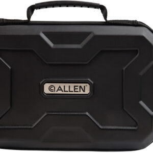 Allen 8212 EXO  Handgun Case Black Polymer, Egg Crate Foam, Lockable Zipper & Molded Rubber Handle 12" L