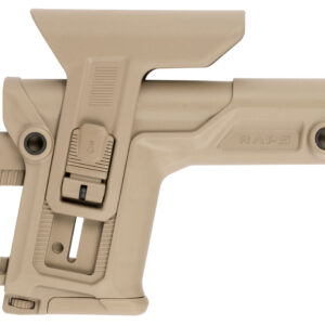 FAB Defense FXRAPST RAPS Rapid Adjustment Precision Stock Integrated Cheek-Rest & Adjustable LOP Ambidextrous 1Latch System Flat Dark Earth Polymer