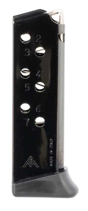 Mec-Gar MGPPKS32FRB Standard 7rd Detachable w/Finger Rest 32 ACP Fits Walther PPK Blued Carbon Steel