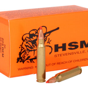 HSM 22315 Varmint  *Remanufactured 223Rem 55gr Hornady V-Max 50 Per Box/10 Case