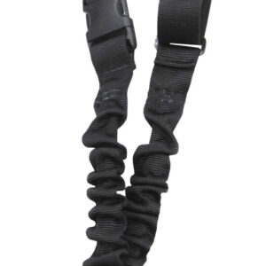 Tacshield T6010BK Shock Sling Black Webbing Single-Point Rifle/Shotgun