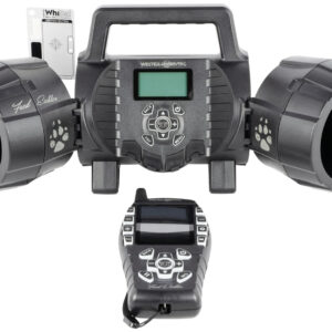 Western Rivers WRC-EGC-DS Eichler Dual Speaker Electronic Call Multiple Sounds Attracts Predators Features Remote Control Black Plastic