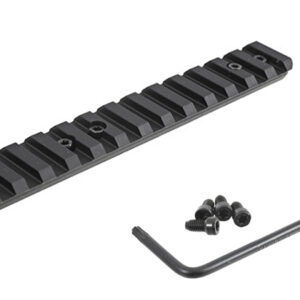 Ruger 90674 Picatinny Rail  Black Anodized Aluminum Fits Ruger American Rimfire 0 MOA