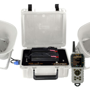 Foxpro SSCPW Super Snow-Crow Pro  Attracts Crow/Predator/Snow Goose Features TX1000 Transmitter White ABS Polymer