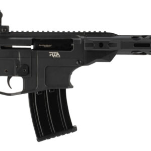 Rock Island VR80SMOKE VR80  12 Gauge 5+1 3" 20" Barrel, Exclusive Smoke Cerakote Finish, Aluminum Receiver, Model 4 Barrel Shroud, Synthetic Stock, Flip Up Front & Rear Sights