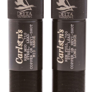 Carlson's Choke Tubes 07260 Delta Waterfowl  Remington Rem Choke 12 Gauge Mid/Long Range Knurled 17-4 Stainless Steel