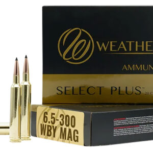 Weatherby R653156EH Select Plus  6.5-300WthbyMag 156gr Berger Extreme Outer Limits Elite 20 Per Box/10 Case