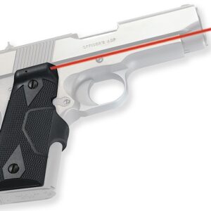 Crimson Trace 011210 Lasergrips  Fits 1911 Compact, Red Laser Black Polymer
