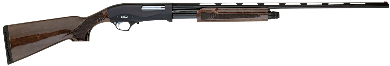 TriStar 23139 Cobra III Full Size 410 Gauge Pump 3" 5+1 28" Black Vent Rib Barrel, Black Steel Receiver, Fixed Walnut Stock, Beretta/Benelli Choke Tubes, Right Hand