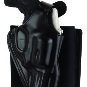 Galco AG870RB Ankle Glove  Size Fits Ankles up to 13" Black Leather Hook & Loop Fits Sig P365 Fits Sig P365XL Right Hand