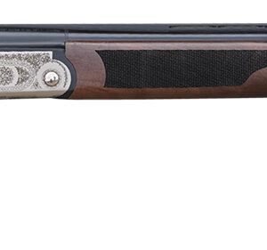 Pointer KAR2026Y Acrius  Youth 20 Gauge Break Open 3" 2rd 26" Black Chrome Lined Vent Rib O/U Barrel, Engraved Nickel Steel Receiver, Turkish Walnut Stock, Right Hand Includes 5 Chokes