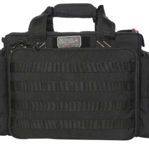 GPS Bags GPST1714LRB Tactical  Black 1000D Nylon Teflon Coating with Foam Cradle Holds 5 Handguns,  Storage Pockets & Handgun Sleeve Includes Ammo Dump Cups