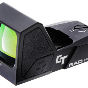 Crimson Trace 0101940 CT RAD Pro Matte Black 1x24mm 3 MOA Red Dot Reticle, CT RAD/JPoint/Shield RMS Footprint