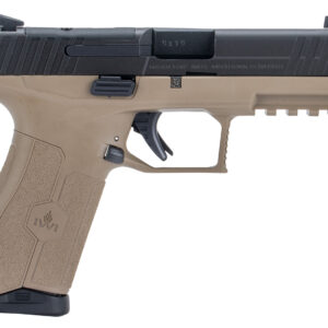 IWI US M9ORP17FD MASADA  9mm Luger 17+1 4.10" Black Button Rifled Steel Barrel/Black Optic Ready/Serrated Slide/Flat Dark Earth Polymer Frame w/Picatinny Rail/FDE Polymer Grips Ambidextrous