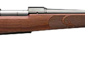 Winchester Guns 535200299 Model 70 Featherweight 6.8 Western 3+1 Cap 24" Brushed Polish Blued Rec/Barrel Satin Walnut Fixed with Feather Checkering Stock Right Hand with MOA Trigger System (Full Size)