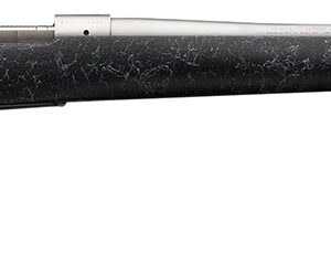 Winchester Guns 535242299 Model 70 Extreme Weather 6.8 Western Caliber with 3+1 Capacity, 24" Barrel, Matte Stainless Metal Finish & Gray Webbed Black Fixed Bell & Carlson Stock Right Hand (Full Size)