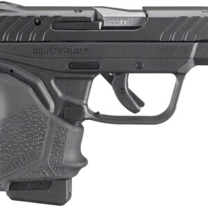 Ruger 13714 LCP II  22 LR 10+1 2.75" Satin Stainless Steel Barrel, Black Oxide Serrated Slide, Black Polymer Frame, Black Hogue HandALL Rubber Grip, Lite Rack System, Right Hand