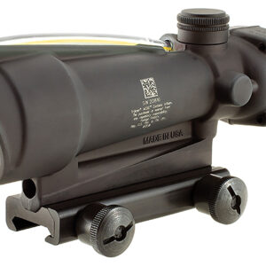 Trijicon 100143 ACOG  Matte Black 3.5x 35mm Illuminated Amber Chevron .308/7.62 BDC Reticle