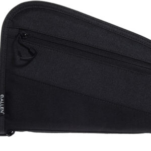 Allen 7749 Auto-Fit 2.0 Handgun Case Thick Foam Padding w/Knit Interior, Exterior Pocket & Black Finish for Compact Semi-Autos 9" L