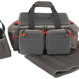 Allen 8325 Competitor Premium Gray Molded Lockable Range Bag w/Internal Tote & Fold-Up Gun Mat