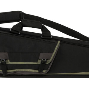 Allen 90650 Rocky Double Rifle Case 50" Black Endura w/Tan Trim, Daisy Chain Loops, Lockable Zippers, Adjustable/Removeable Padded Shoulder Strap Holds 2 Rifles