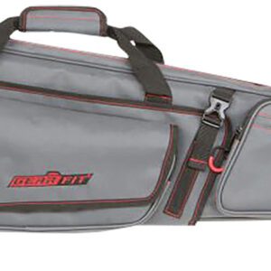 Allen 94948 Gear-Fit Dakota 48" Rifle Case Gray w/Red Accents, Padding  & Organizer Pocket for Scoped Rifle