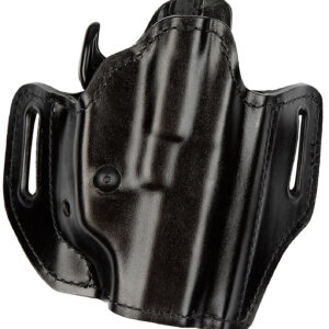 Bianchi 57501 Allusion Assent Pro-Fit OWB Size 05 Black Leather Belt Slide Fits Sig P229 Fits Walther PPX Right Hand