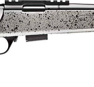 Bergara Rifles BMR005 BMR  Full Size 17 HMR 5+1/10+1 20" Matte Blued Steel Threaded Barrel & Drilled & Tapped Steel Receiver, Fixed Gray/Black Speckled Synthetic Stock