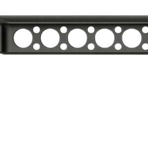 Midwest Industries MISTAPSFLWS Buttstock with Folding Adaptor  Black Steel with Minimalistic Butt Plate
