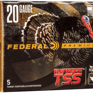 Federal PTSSX257F9 Premium Turkey Heavyweight TSS 20Gauge 2.75" 1 1/8oz 9Shot 5 Per Box/50 Case